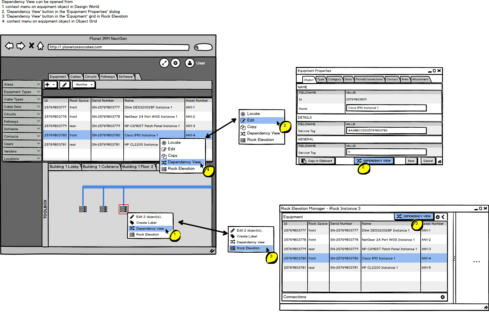 Dependency View - Access